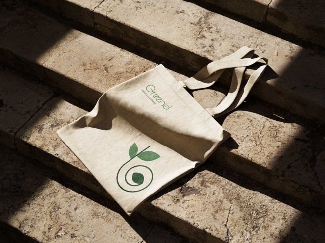 shopping bag graphic design