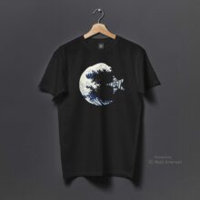 The Great Wave off Kanagawa meets Turkish flag